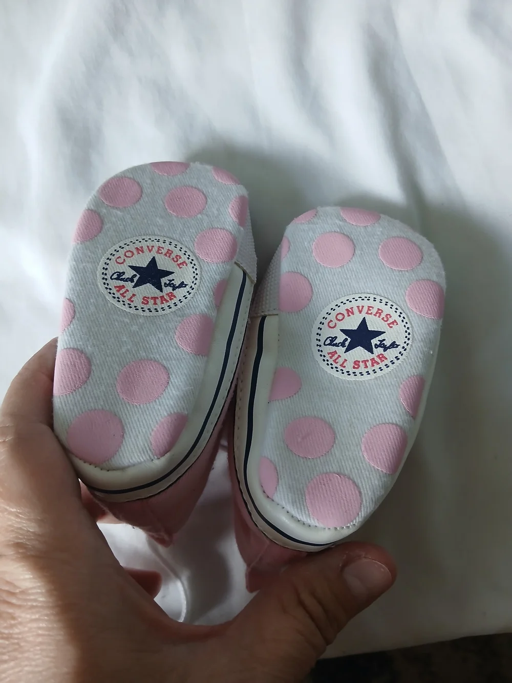 Converse Chuck Taylor All Star Baby Toddler Size 1 Pink High Top Shoes